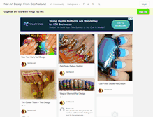 Tablet Screenshot of coolnailsart.com
